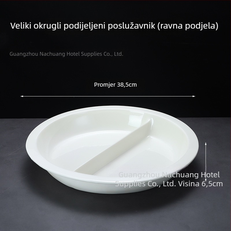 Keramičko bufet posuđe za hotele, kvadratni i okrugli oblik, keramika, marka ZHILISHI, kineski stil