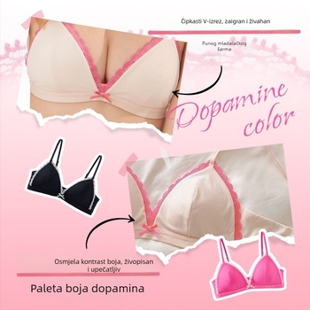 Set grudnjaka od pamuka, šalica 3/4, kalup s tankim gornjim dijelom i debljim donjim dijelom, fiksni naramenici, stražnje zatvaranje s četiri reda kukica i očiju