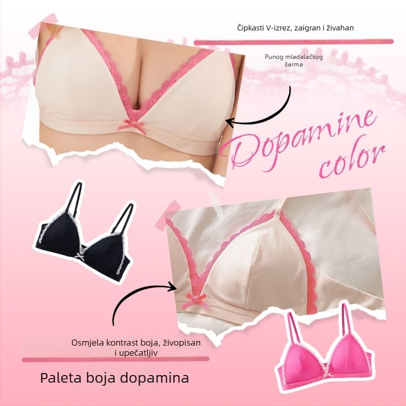 Set grudnjaka od pamuka, šalica 3/4, kalup s tankim gornjim dijelom i debljim donjim dijelom, fiksni naramenici, stražnje zatvaranje s četiri reda kukica i očiju