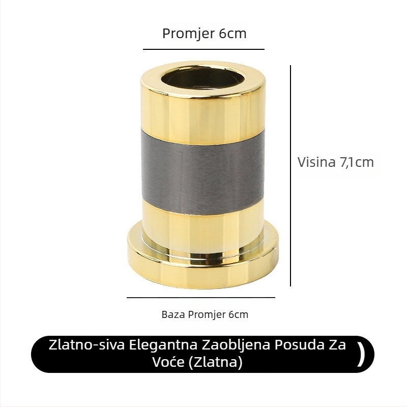 Držač za čepkalice - Space Aluminum, otporan na pad, svijetli luksuzni stil, za bar i kuću