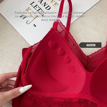 Honey najlon beznaramen grudnjak wrap/tube top s 3/4 tankom oblikovanom košaricom, ugrađeni unutarnji remen za oblikovanje, prozračan, lijep leđni dio