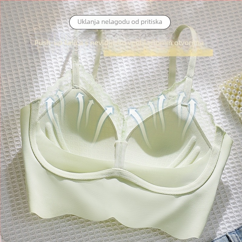 Najlon torz wrap / tube top s push-up funkcijom, oblikovanje leđa i bočna podrška; puna šalica, tanke oblikovane čašice, dužina prsa