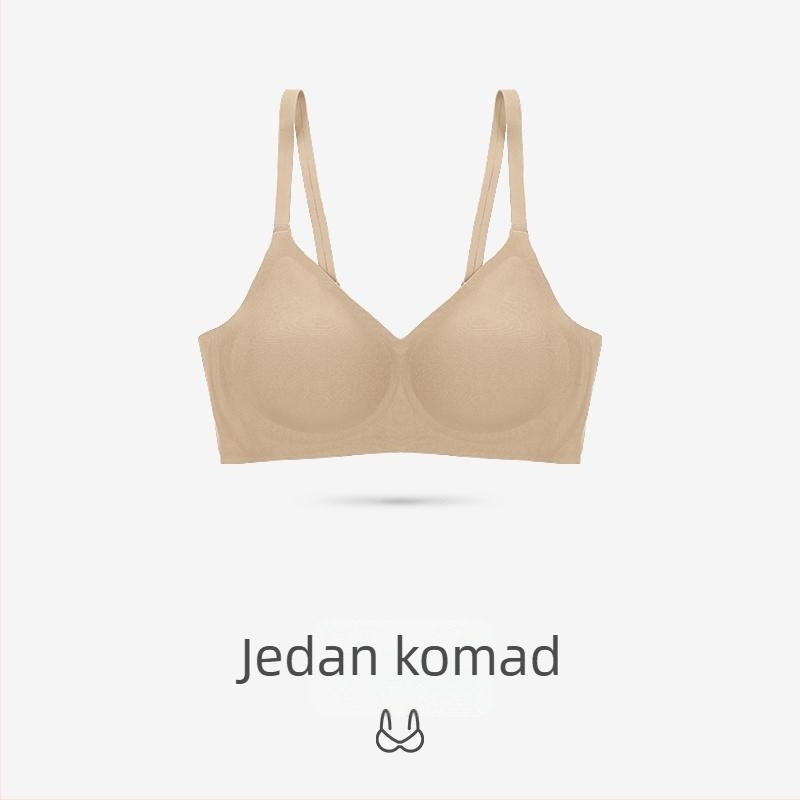 Bezšivni grudnjak, udoban dizajn, 3/4 košarica, tanke oblikovane čašice, fiksni dvostruki naramenice, materijal najlon, podstava spandex 30–50%