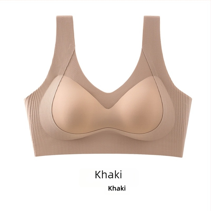 Bežični grudnjak s latexnim oblikovanim košaricama, meka podrška tekućinom, tank-top stil oblikovanja, udobnost za male grudi