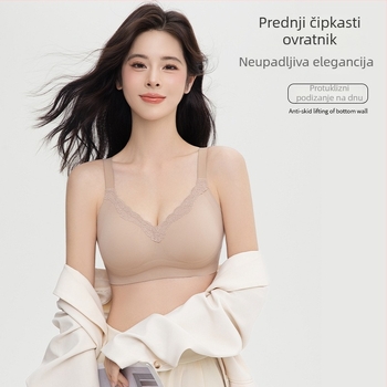 Seksi svakodnevni grudnjak s mekom podrškom, besprijekorna čipka, oblikuje leđa i sprječava opuštanje