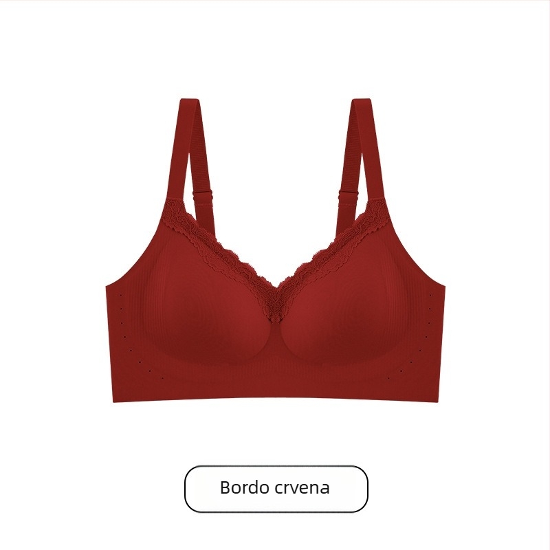 Seksi svakodnevni grudnjak s mekom podrškom, besprijekorna čipka, oblikuje leđa i sprječava opuštanje