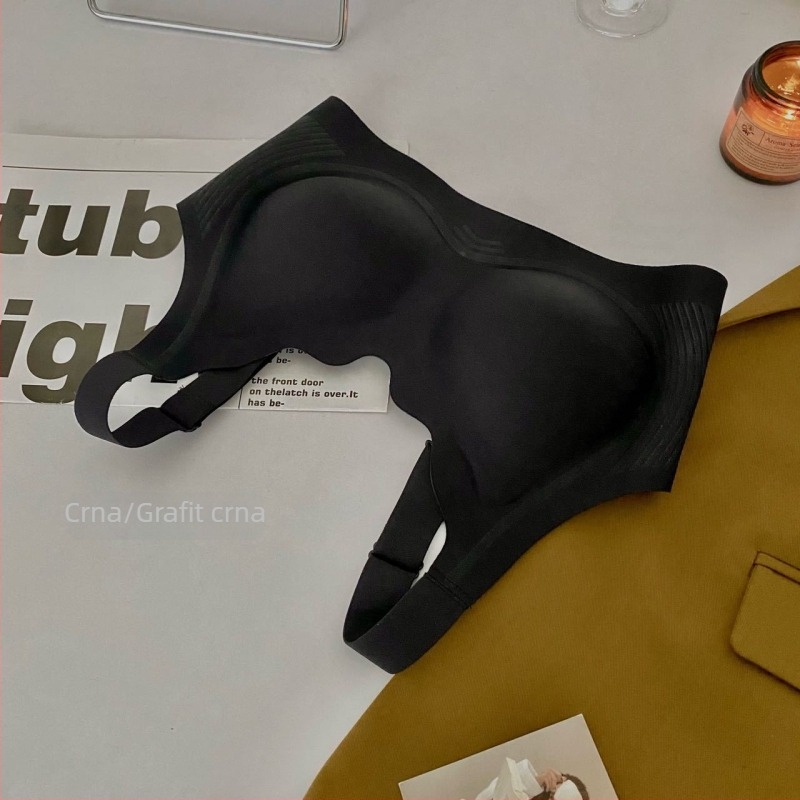 Plus veličine bezšivni grudnjak bez žice, s podizanjem i podrškom, punjene čašice, tekući spandex