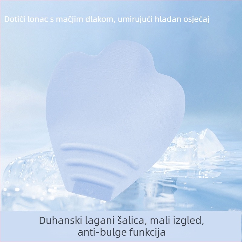Grudnjak s čašom u obliku mačje šape, glavni materijal najlon, podstava od spandeksa, fiksne duple naramenice, stražnje četiri reda kopči