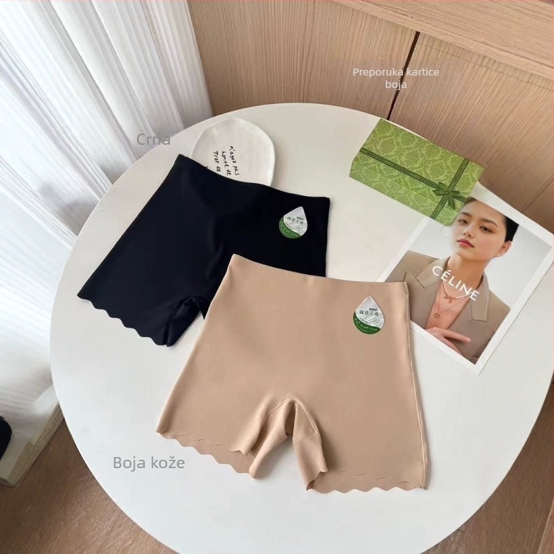 3-u-1 foundation i ženske sigurnosne šortseve-leggings, bez šavova, nevidljive, ljetne lagane i prozračne, kontrola trbuha i podizanje stražnjice, leggings od ledene svile