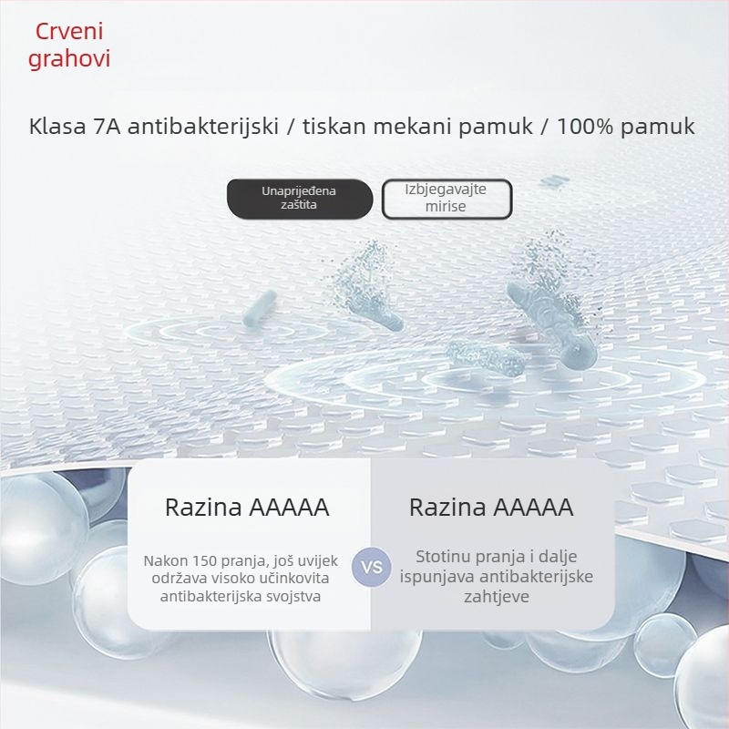 Muške bokserice s otiskom, antibakterijske 7A, mekano pamuk, unutarnja podstava od 100% pamuka u preponi, srednja visina struka, paket od 3 komada