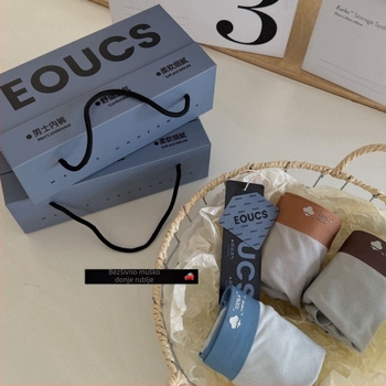 Hengse Muške bokserice od modalnog pamuka, s pamukom u preponama, srednji pojas, prozračne