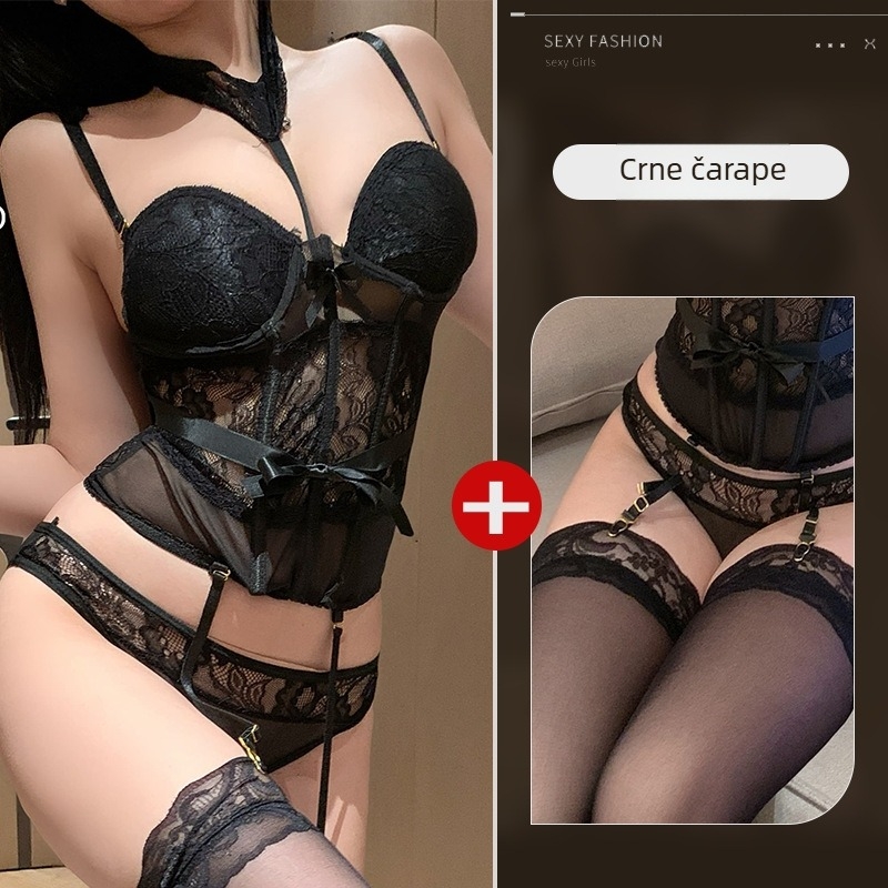 Čipkasti top s ojačanjem za prsima, proziran tube top za žene