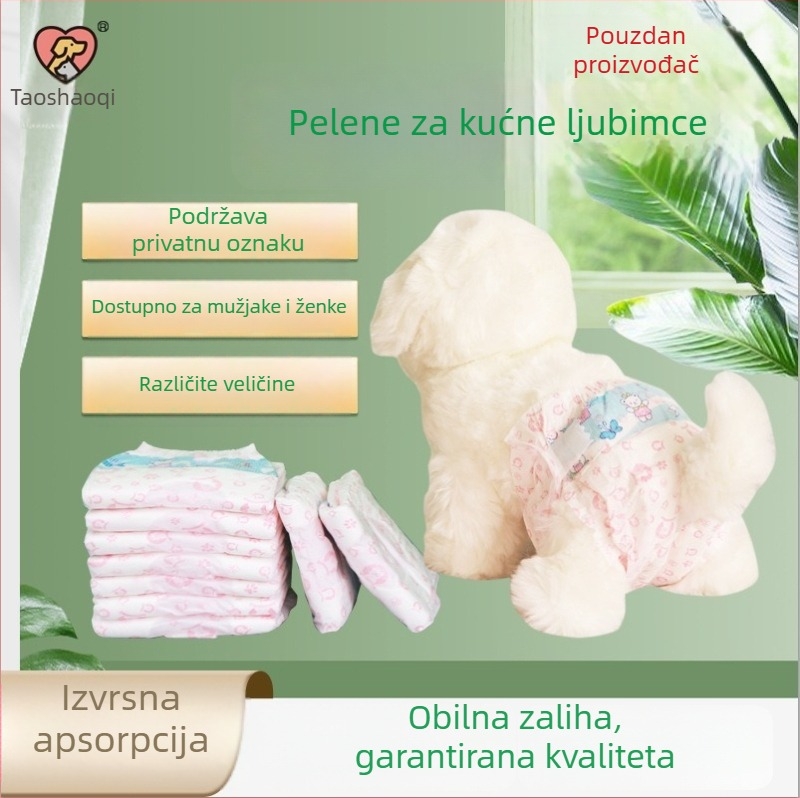 Psi pelene – netkana tkanina, casual stil, unisex