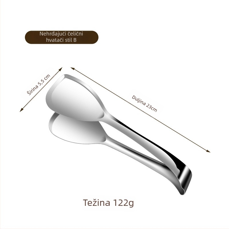 Nehrđajuće čelične klipse za hranu i mali pladanj za švedski stol – moderni minimalistički stil, za komercijalnu i kućnu upotrebu, prilagodljivo