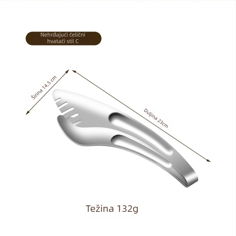 Nehrđajuće čelične klipse za hranu i mali pladanj za švedski stol – moderni minimalistički stil, za komercijalnu i kućnu upotrebu, prilagodljivo