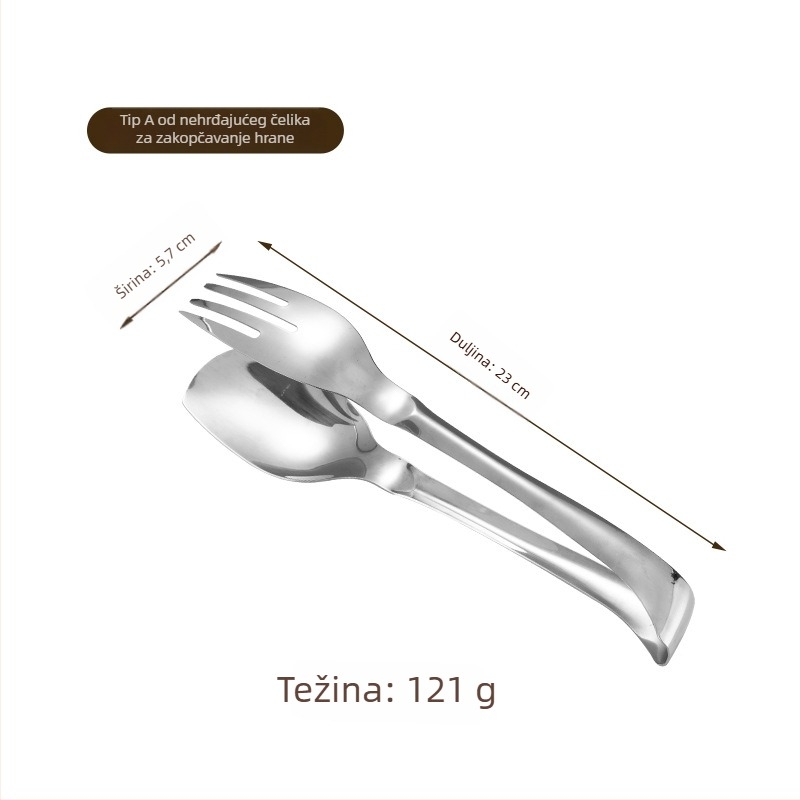 Nehrđajuće čelične klipse za hranu i mali pladanj za švedski stol – moderni minimalistički stil, za komercijalnu i kućnu upotrebu, prilagodljivo