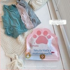 Ženske bezšivne gaćice, prozračan antibakterijski, srednje visoko, glavni materijal: najlon 88%, podstava prepona pamuk 88%