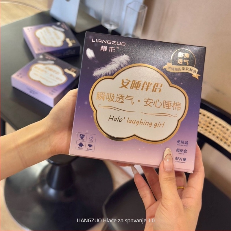 Ženske bezšivne menstrualne gaćice – srednji struk, najlon 95% i Spandex 5% podstava