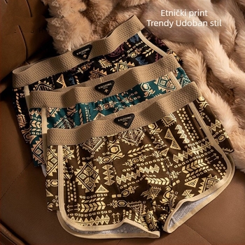 Muške bokserice u vintage etno stilu, prozračne, struk 64–84 cm, srednji kroj