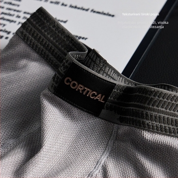 Muške bokserice od 100% pamuka, antibakterijske, 7A, velika veličina, sportske boxer briefs