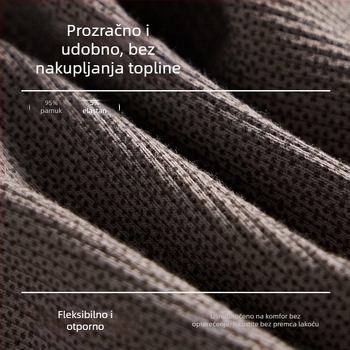 Muške bokserice od 100% pamuka, antibakterijske, 7A, velika veličina, sportske boxer briefs