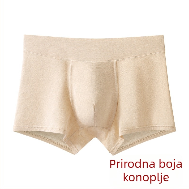 Bezšivne muške bokserice od konoplje – prozračne, antibakterijske, deodorirajuće, brzosušeće