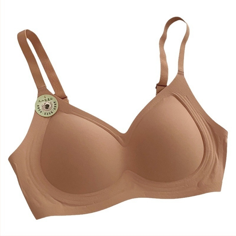 Bešavne grudnjake za velike veličine, 3/4 košarica, tanak oblik, fiksni naramenice, stražnji zatvarač s tri reda kopči