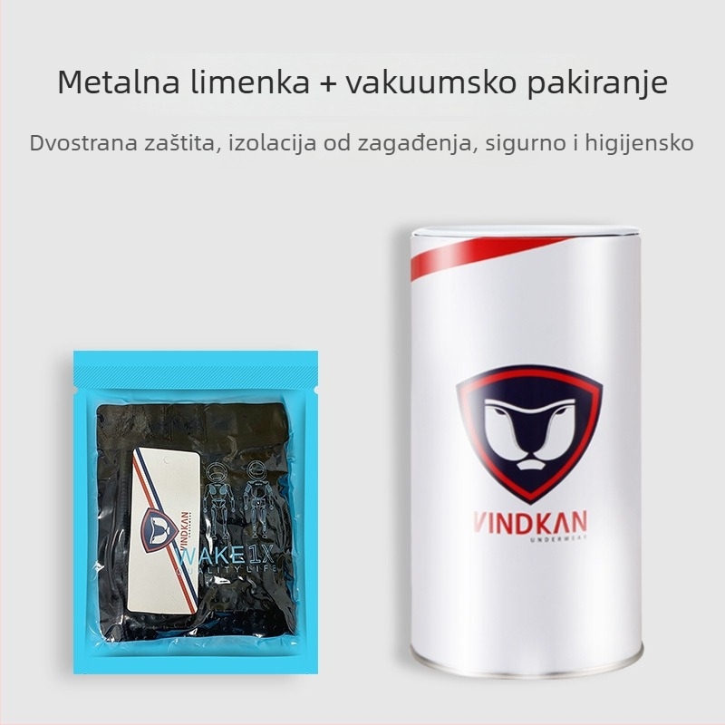 Muške bešivne bokserice od viskoze, prozračne, antibakterijske, s infracrvenim magnetskim vlaknom u preponama