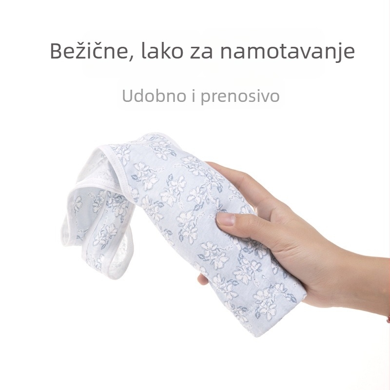 Pamukasti noćni grudnjak s prednjim kopčanjem, bez žice, puni košarci, tanke oblikovane košarice, fiksni dvostruki kaiševi, 100% pamuk
