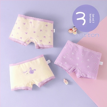 Dječje pamucne bokserice za djevojčice, srednji porast struka, 95% pamuk, za uzrast 3–8 godina