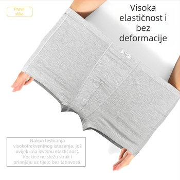 Muške bokserice od modalnog pamuka, prozračne i otporne, plus veličina