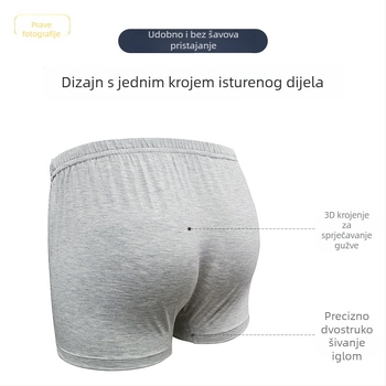 Muške bokserice od modalnog pamuka, prozračne i otporne, plus veličina