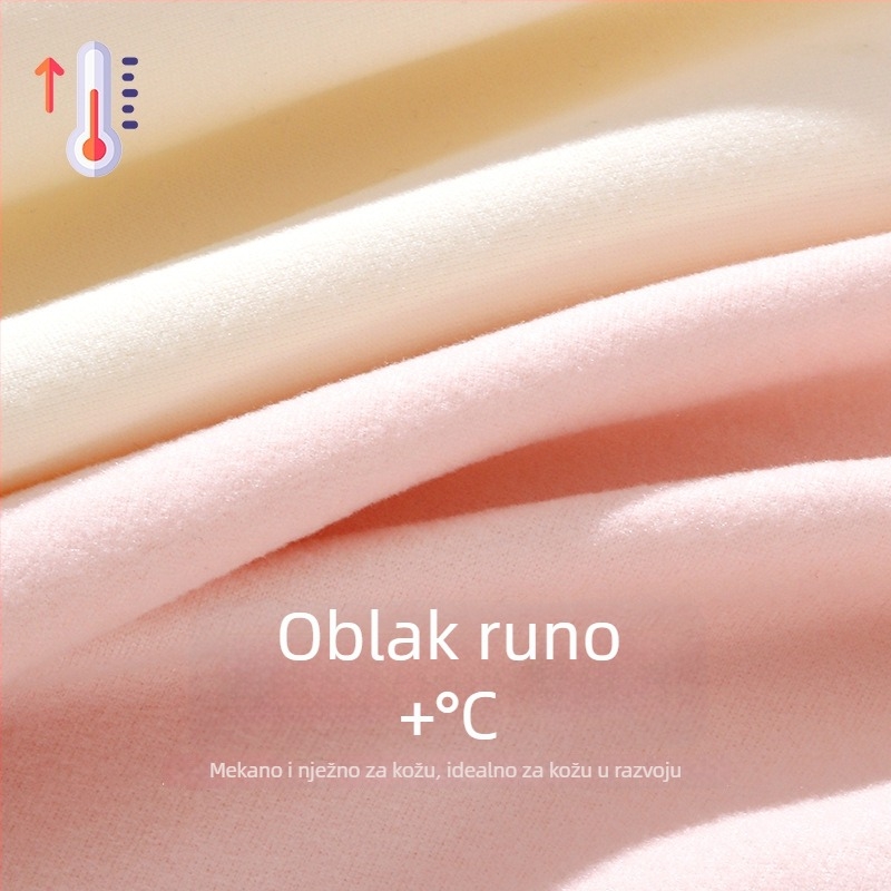 5A Silk Topli prsluk za djevojčice 7-12 godina, donje rublje za školu, jesen-zima