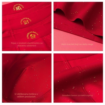 Muške bezšivne gaće od Lyocella – prozračne, antibakterijske, boxerice sa srednjim pojasom, Godina sudbine (Lyocell 90–95%, podstava prepona 90–95% viskoza)