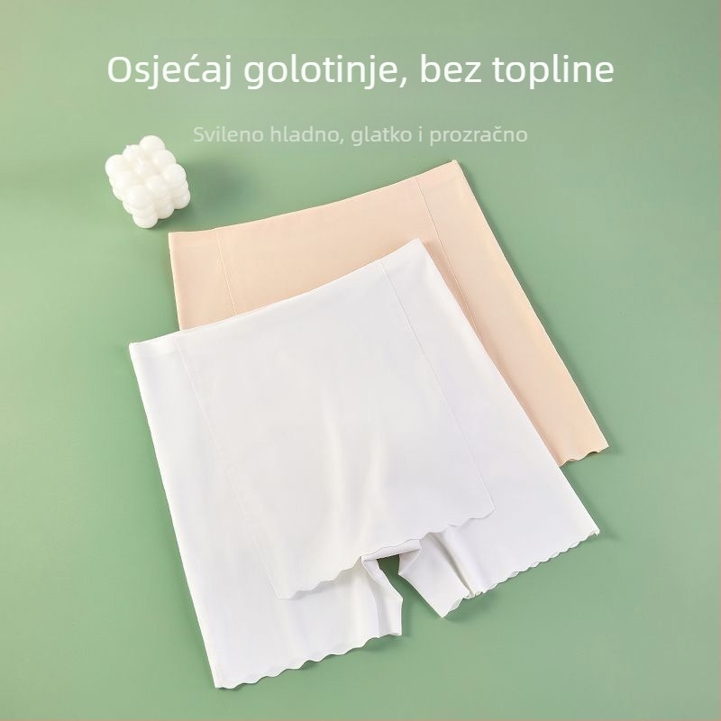 Ženske leggin hlačice s visokim strukom za zaštitu od prozirnosti, tanke i prozračne za ljeto