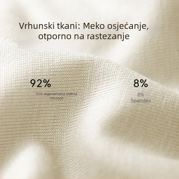 Muške bokserice od modalnog materijala, bezšivne, antibakterijske i prozračne, srednji pojas, pamukova udlaga