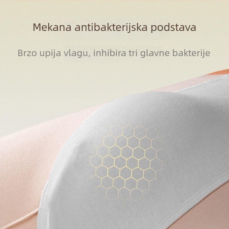 Muške bokserice od modalnog materijala, bezšivne, antibakterijske i prozračne, srednji pojas, pamukova udlaga