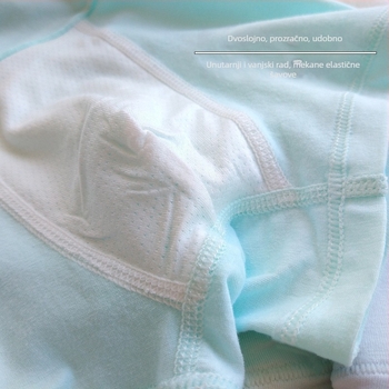 Dječje gaćice za dječake s visokim strukom, 95% pamuk, Klasa A, za dob 3–8 godina, jesen 2024