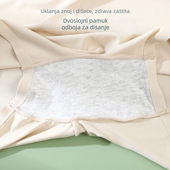 Ženske bokserice srednjeg struka od najlona (86%), jednofarbene, gaćice od pamuka 100% i podstava od spandeksa