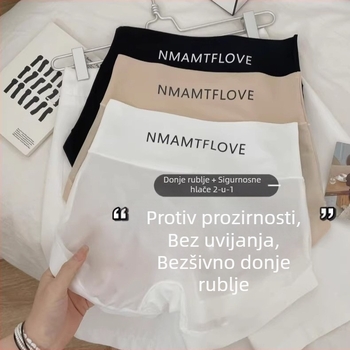 Ženske bokserice od Ice Silk, funkcija protiv izlaganja, glavni materijal nylon 70–80%, pređa 11–20D, srednji pojas