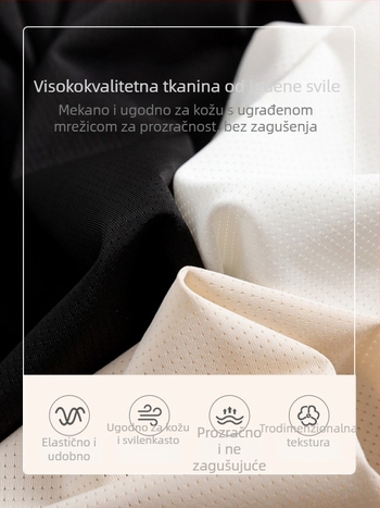 Ženske sigurnosne leggings za ljeto, opuštena silueta, hladan materijal, čipkasti rub, elastičnost, drapiranje, zaštita od izlaganja, 3/4 duljine, noćne hlače