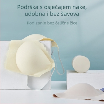 Grudnjak s punim čašicama, tanko oblikovane čašice od spužve, led-silka tkanina, čvrste naramenice, vest-stil