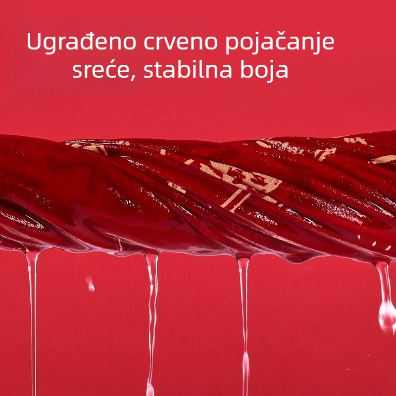 Crvene muške gaćice, antibakterijske, 10A, godina zodijaka, boxer gaćice