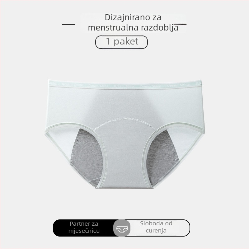 Menstrualne gaćice za djevojke, zaštita od curenja, trokutaste gaćice