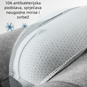 Baonasi muške bokserice od čistog pamuka, antibakterijske, prozračne, upijaju znoj, srednje visoki pojas