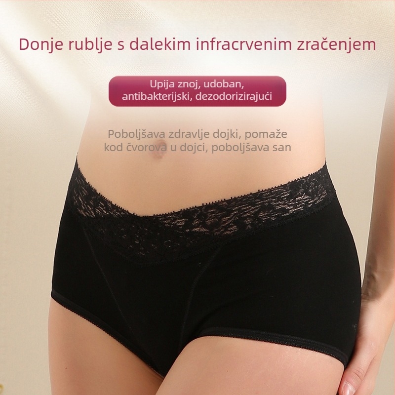 Ženske bezšivne gaćice sa srednjim strukom, podizanje bokova i prozračna podrška trbuha | modal vlakno; bezšivno; srednji struk; podizanje bokova; prozračna podrška trbuha