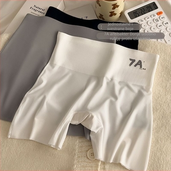Ženske bezšivne šortse s visokim strukom, tri u jedan protiv prozirnosti, bez rolanja, oblikovanje trbuha i podizanje bokova, Ice Silk podstava