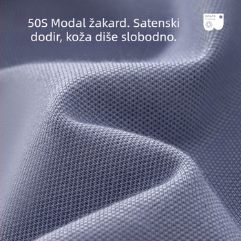 Bonas muške bokserice od modal, antibakterijske, pamučna podstava, srednji pojas