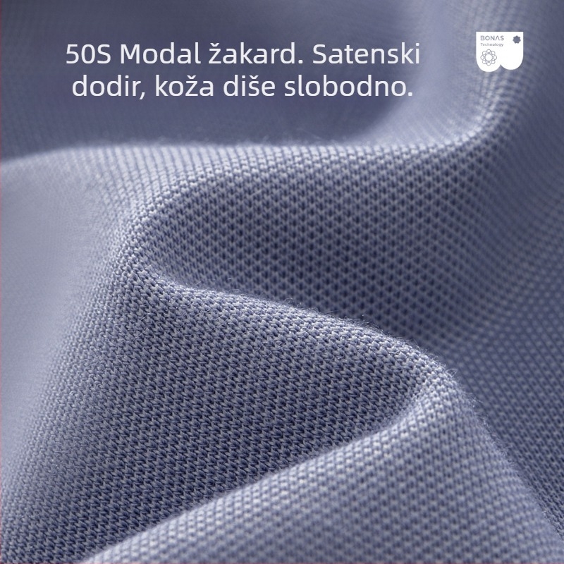 Bonas muške bokserice od modal, antibakterijske, pamučna podstava, srednji pojas