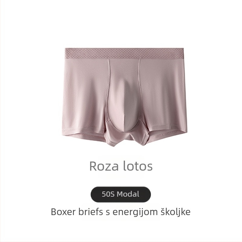 Bonas muške bokserice od modal, antibakterijske, pamučna podstava, srednji pojas